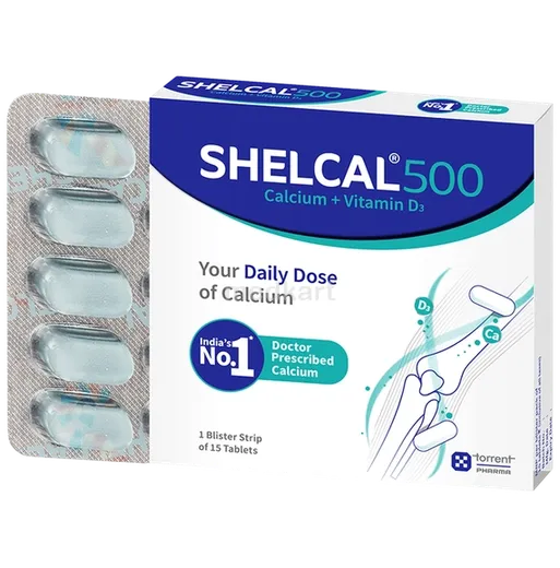 shelcal 500mg tablet 15's